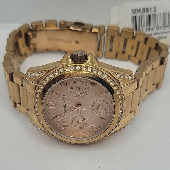 Michael Kors Blair MK5613 Women's Stainless Steel Analog Dial Quartz Watch BC633 - Picture 6 of 10